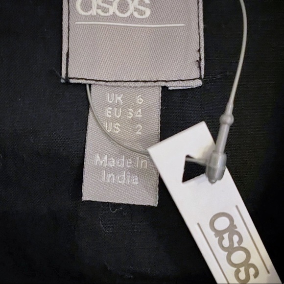 ASOS Tie Waist Button Down Boiler Romper - Picture 4 of 6